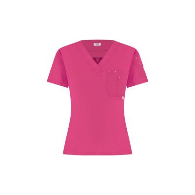 Pulse Scrub Top - Cherry / Cereza